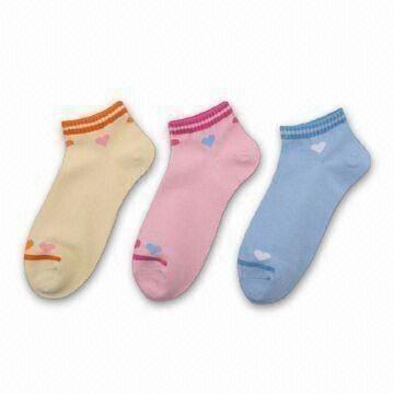 China Custom logo, color, design women's Cotton Sport Socks for sale