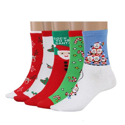 China Custom logo, design Christmas Women Cotton Warm Compression Sock for sale