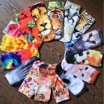 China Cartoon 3D ankle socks animal printed bulk wholesale socks for sale