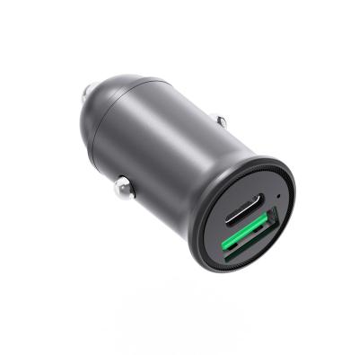 China Total 38W Car Charger PD 20W Car Charger PD 20W & QC3.0 18W Cellphone CE ROHS kc Dual USB Car Charger for sale