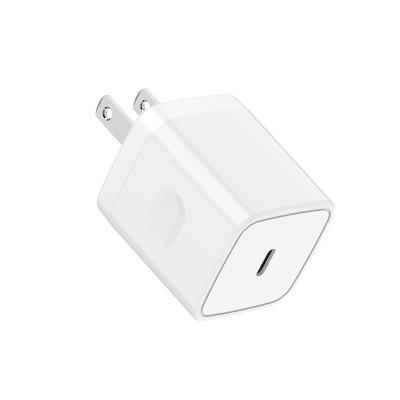 China PD 20w USB C Safe Convenient Power Adapter FCC ETL CE FCC ETL PD Fast Wall Charger For iPhone for sale