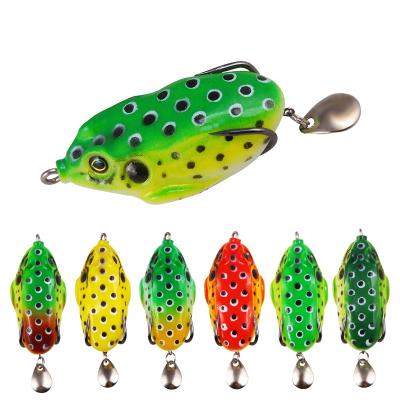 China Soft Plastic Baits Baits Frog 6cm / 13g Soft Top Water Fishing Lure Artificial SOFTBAIT Bait for sale