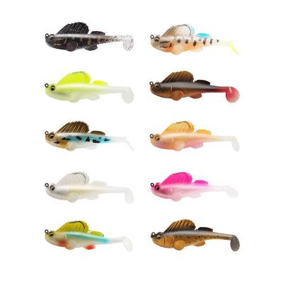 China High Soft Simulation Luya Lures Jumping Fish 8.5cm/14g Ten Colors Alice-Mouthed Artificial Lures Per Perch Colored for sale