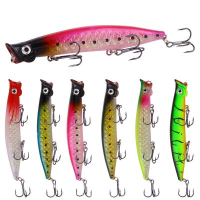 China ABS Plastic Snap Luya Lures 11cm/13.2g Floating Top Water Simulation Hard Lures Artificial Lures Fishing Tackle Products for sale