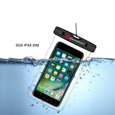 China Hot Sale Waterproof Universal Waterproof Case Accessories Mobile Phone Clear Bag for sale