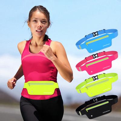 China Lightweight Easily Carry Things Waist Running Bag With Earphone Outlet Wholesale Waist Bag For Sport Pouch Waist Running Pack for sale