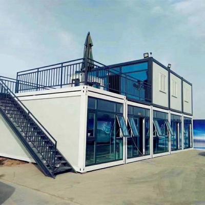 China Modern hot sales mini house floating cabin built in china container office accommodation hotel prefab homes for sale