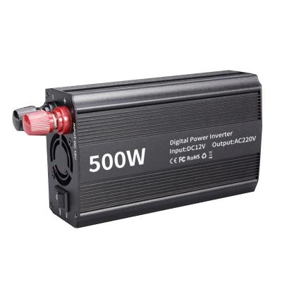 China 2019 24V 220V DC To 500w Automotive AC Power Inverter Home Use Power Inverter 160*97.5*53mm for sale