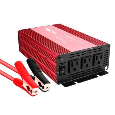 China 1500w 12v to 110v with sine wave charger modified power inverters 260*200*71mm for sale