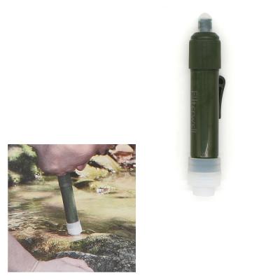 China Camping Emergency Water Filter Straw Purifier Outdoor Water Hike Travel Survival Kit for sale