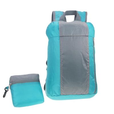 China Waterproof Folding Bag Lightweight Foldable Backpack For Hiking Travel OEM & ODM for sale