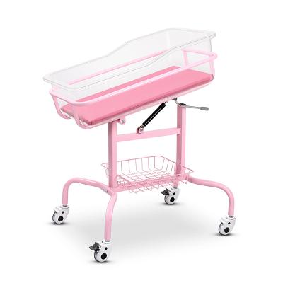 China Hosptial Factory Price Hospital Care Baby Crib Bed Transparent Hutch for sale