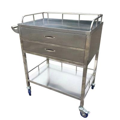 China Hospital Beauty Furniture Rolling Hand Trolley Lockable Facial Massage Trolley for sale