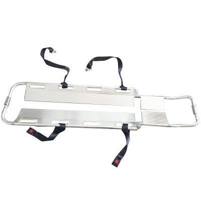 China Factory direct supply aluminum metal scoop stretcher folding scoop stretcher for emergency for sale