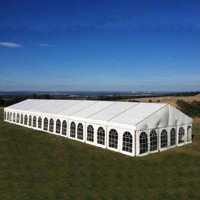 China Outdoor Event 500 Seater Party Large Church Wedding Tent For Sale With Clear PVC Window for sale