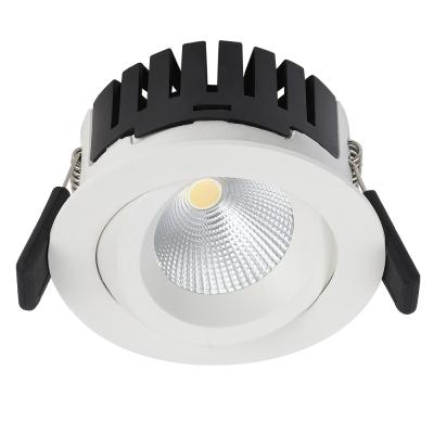 China Modern Ip44 COB Led Recessed Ceiling Led Downlight Led Down Light Die-casting Aluminum COB Led Downlight for sale