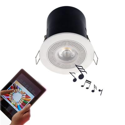 China Downlights Fire Rated Smart Led Downlights Ceiling Light With Speaker for sale