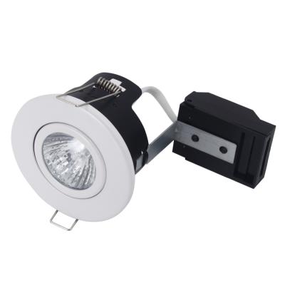 China Modern UK standrds fired rated dimmable led downlight housing led light for sale