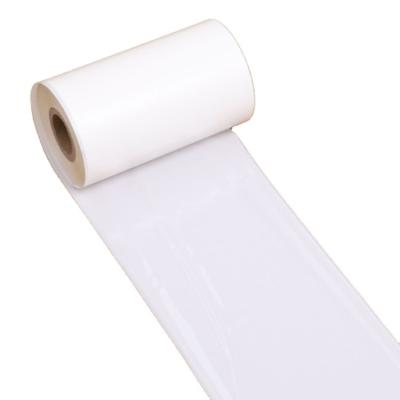 China COMPATIBLE Customizable Color Wax Resin Printer Ribbons Carbon TTR White Ribbon 90mmx300m Size For Barcode Stickers for sale