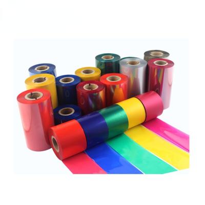 China Customization COMPATIBLE Color Factory Thermal Transfer Printer Ribbons Barcode Ribbons Silver Resin Ribbons for sale