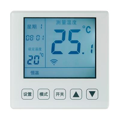 China Smart wifi control& 7 day programmable& Save Energy Household Heating Systems Heating Cable Thermostat Electric Floor Heating Thermostat for sale