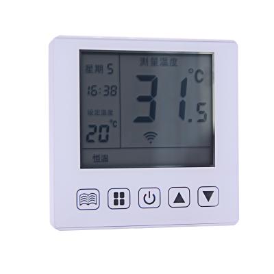 China Modern Large LCD Screen WIFI Digital Display Smart Thermostat for sale