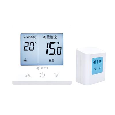 China Save Energy LCD Digital Thermostat Electric Heater, Boiler Electric Thermostat SUITTC for sale