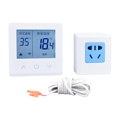 China Save Energy Touch Screen Heating , Wired Programmable Smart Thermostat , Digital Thermostat for sale