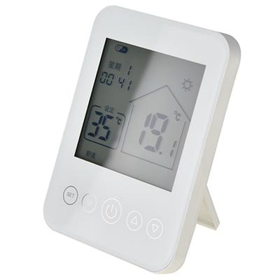 China WIFI Programmable Large Screen LCD Display Temperature Control Switch wk168WIFI Boiler Thermostat SUITTC Wireless Wall-Hung Large for sale