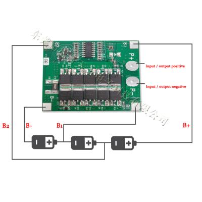 China FR-4 3S 12.6V 12V 5A 10A 15A 20A 25A lithium battery protection board 11.1v lithium ion protection charging board for sale