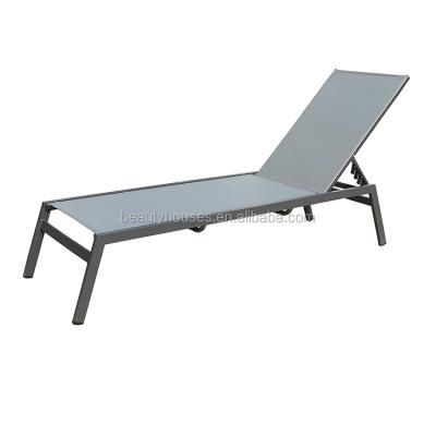 China Modern Factory Directly Aluminum Pool Beach Sun Lounger for sale