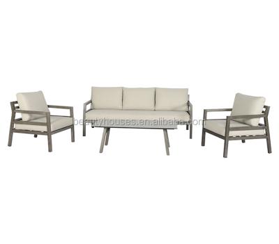 China Eco - Friendly Sofa Aluminum Outdoor Garden Furniture Hand Paint Sofa Set for sale