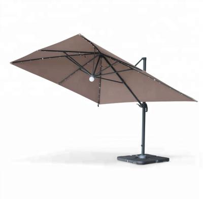 China Hanging Roma Party Umbrella / Beach / Outdoor Patio Garden Umbrella With LED Light for sale