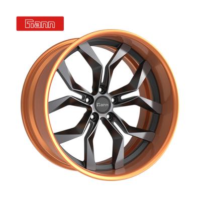 China Passanger Car/Luxury Packing/Various 2 Piece Deep Dish Trailer/Truck Custom Forged Commercial Racing Car Wheels For Touring Car for sale