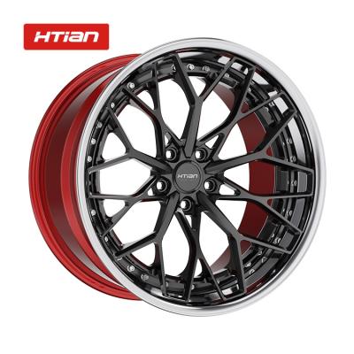 China Passenger Car / Luxury Racing / Custom Trailer / Truck Manufacturer Good Quality Forged Alloy Wheels 2 / 3 Piece Wheels Forged Center Face For Car Barrels And Lips for sale