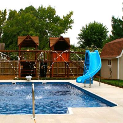 China Home Cenchi Family Inground Blue White Children's Home Pool Slides 1.8m for sale