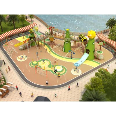 China Commercial Water Park Cenchi Kids Splash Pads Water Park Equipment Outdoor for sale