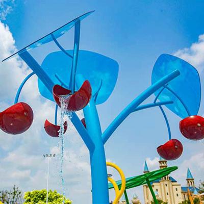 China Water Park Cenchi Children Splash Park Apple Tree Cherry Water Game Splash Adventure Water Park for sale