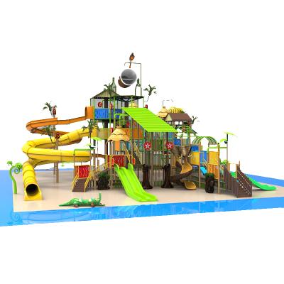 China Water Park Cenchi Jungle Water House Kids Playground Amusement Splash Water Park for sale