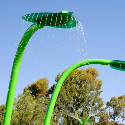 China Water Park Cenchi Kids Jungle Kingdom Leaf Jet Water Park Playground Slide with Pool for sale