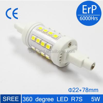 China 25w aluminum led r7s 118mm r7s 114 mm led r7s replacement j-type halogen bulbs for sale