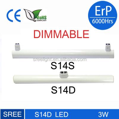 China Aluminum super bright led tube lamp s14s lampholder led linear light bar for sale