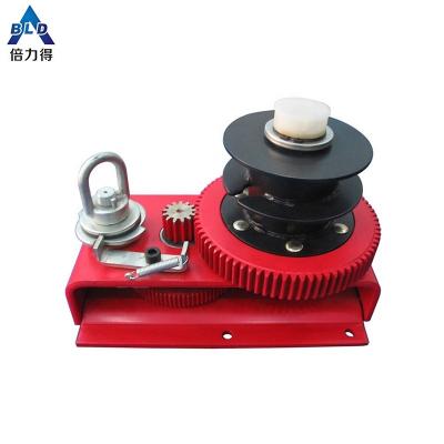 China Other 3500lbs Ceiling Worm Gear Winch Double Drum for sale