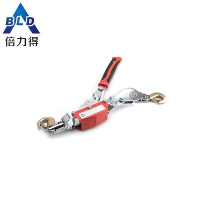 China Stainless Steel Wire Rope Ratchet Hand Puller Shaft Puller Shaft Puller with Double Speed ​​Double Hook for sale