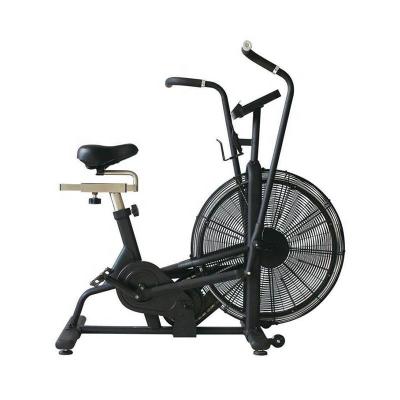 China Customized Strong LOGO Air Bike Exercise Cardio Machine Stepless Shift Home Gym Fitness Indoor Body Fan with Speed ​​Meter for sale