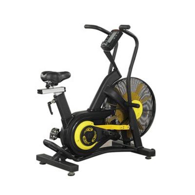 China Custom Strong LOGO Air Bike Cardio Exercise Workout Stepless Gear Shift Home Gym Fitness Equipment Indoor Body Fan with Seat for sale