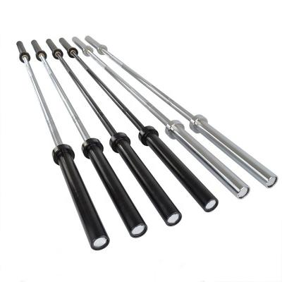 China 450LBS / 28mm / 50mm 450LBS 2.2m Custom Straight 20 Kg 28mm Chromed Fitness 45LBS Training Weight Free Weight Lifting OB Coated Long Barbell Bar for sale