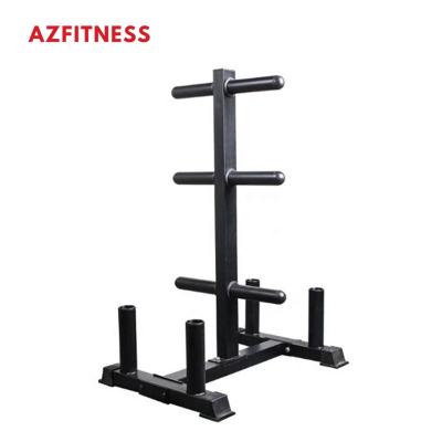 China Hot Commercial Durable High Quality Barbell Gym Equipment Weight Barbell Gym Exercise Fitness Bumper Plate Rack For Sale for sale