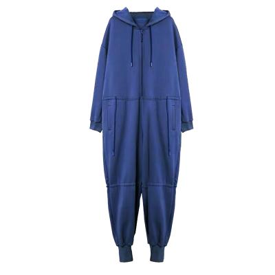 China 2021 Breathable Hot Selling Cheap Wholesale Women Overalls Loose Styles One Piece Jumpsuits Long Sleeves Playsuits for sale