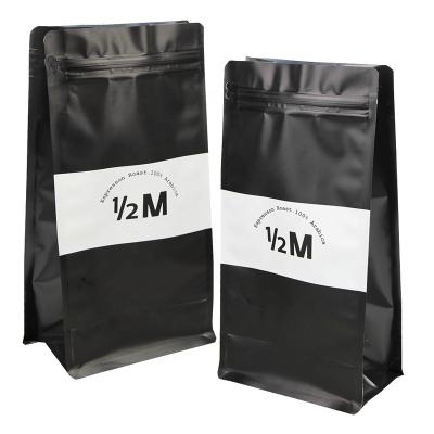 China Custom Matte Black Barrier Bait Bags Printing 1kg 5kg Packing Bag Instant Coffee Powder Sachet Bag for sale